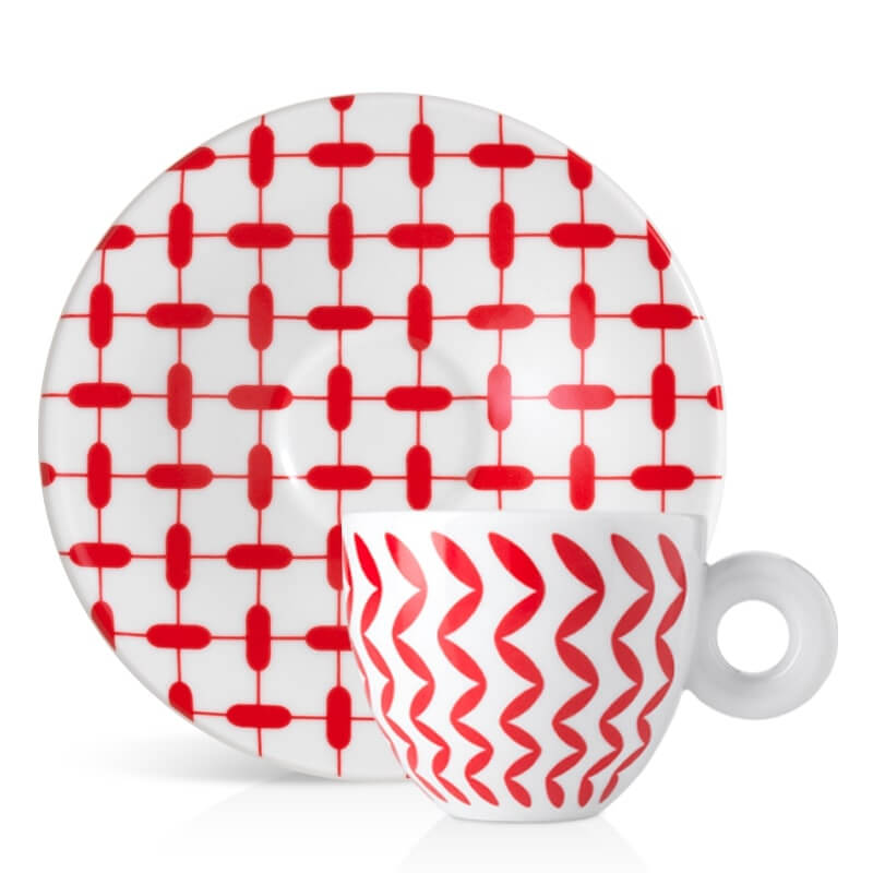 Mona Hatoum 2 kapučino puodeliai 2021 m. illy