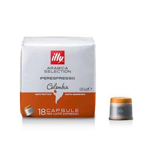 1 pakuotė Kavos kapsulės illy IperEspresso - Arabica Selection, Columbia, 18 vnt. illy
