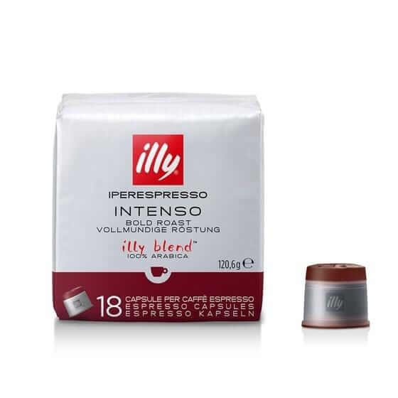 1 pakuotė Kavos kapsulės illy IperEspresso - Intenso, 18 vnt. illy