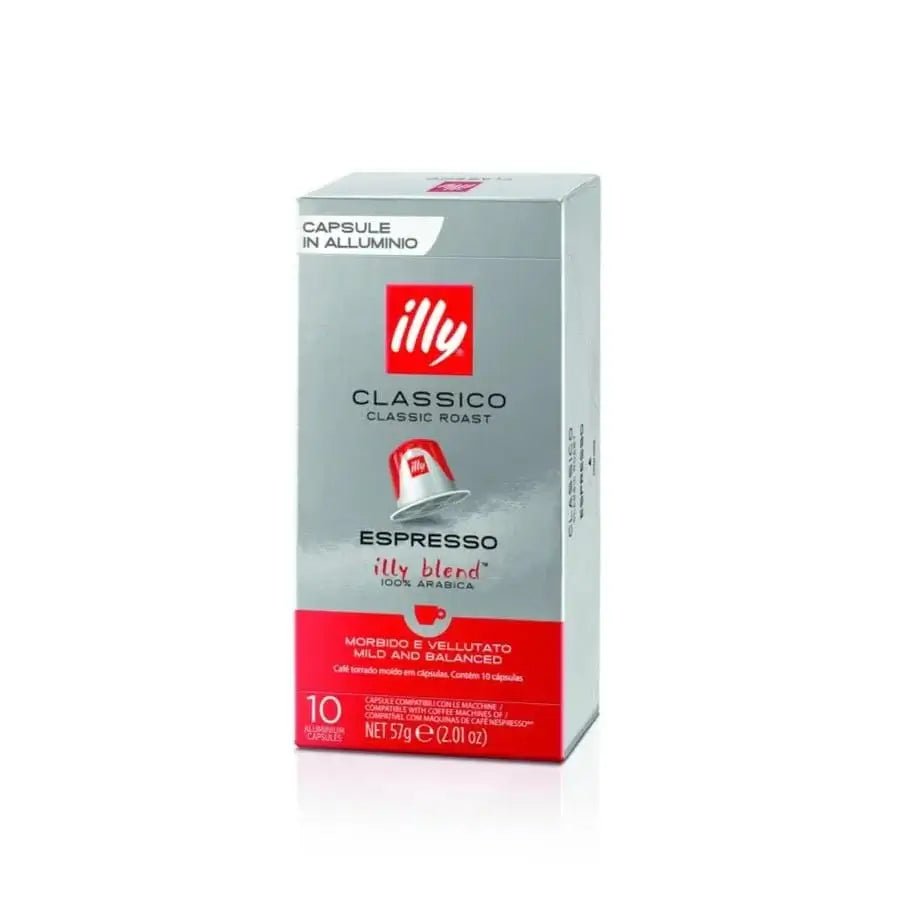 1 pakuotė Kavos kapsulės Illy espresso Classico, Nespresso aparatams 10 vnt illy