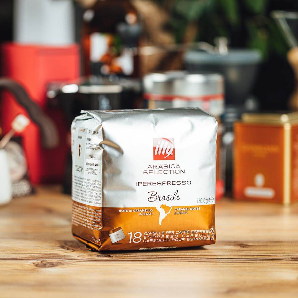 Kavos kapsulės illy IperEspresso - Arabica Selection, Brasile, 18 vnt. illy