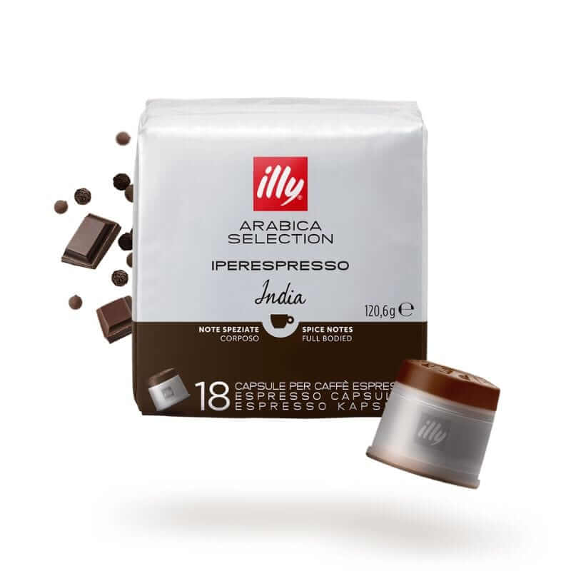 Kavos kapsulės illy IperEspresso - Arabica Selection, Indija, 18 vnt. illy