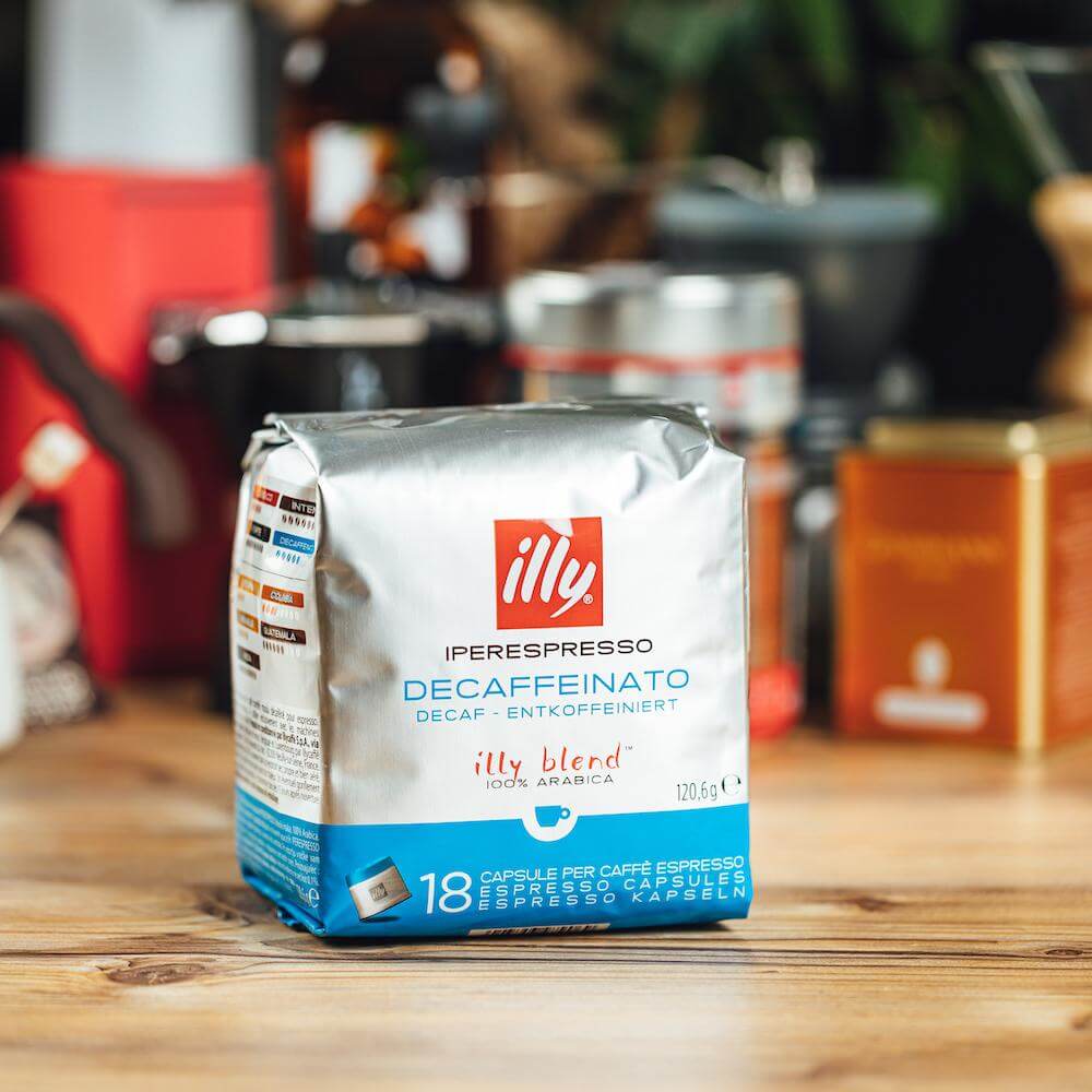 Kavos kapsulės illy IperEspresso be kofeino - Decaffeinato, 18 vnt. illy