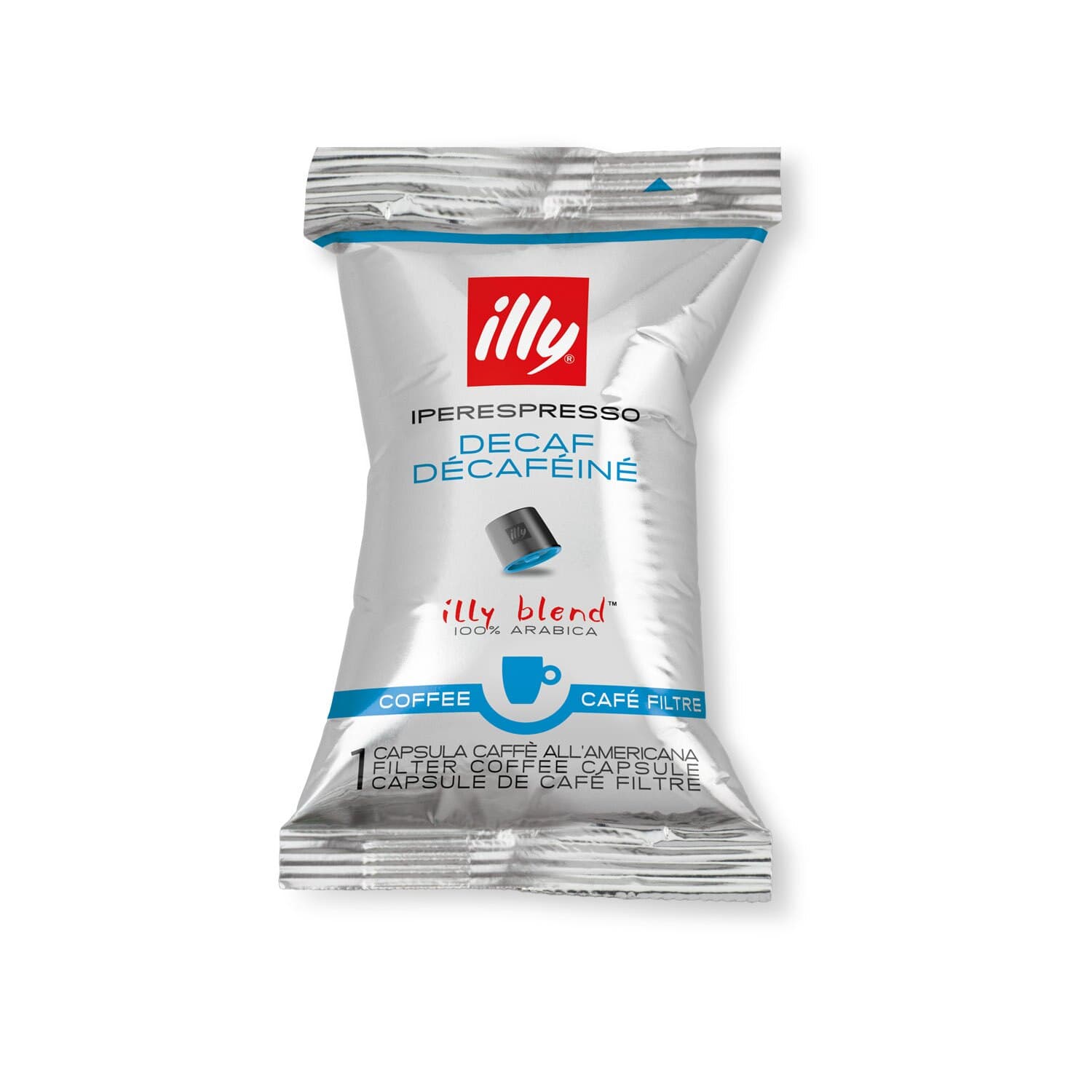 illy Kapsulės Kavos kapsulės illy IperEspresso be kofeino - Defac Decafeine, 100 vnt.