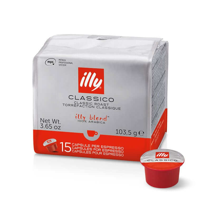Kavos kapsulės illy MPS - Medium Roast (Classico), 15 vnt. illy
