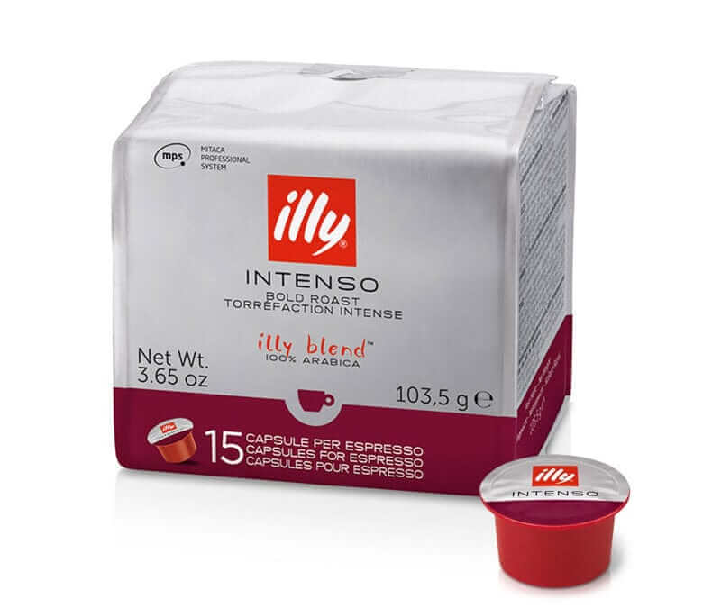 Kavos kapsulės illy MPS - Intenso, 15 vnt. illy