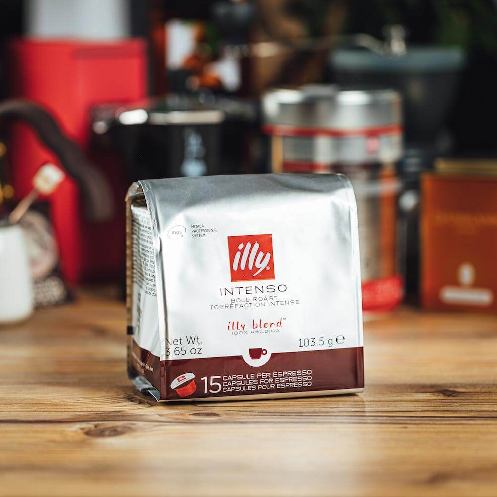 Kavos kapsulės illy MPS - Intenso, 15 vnt. illy