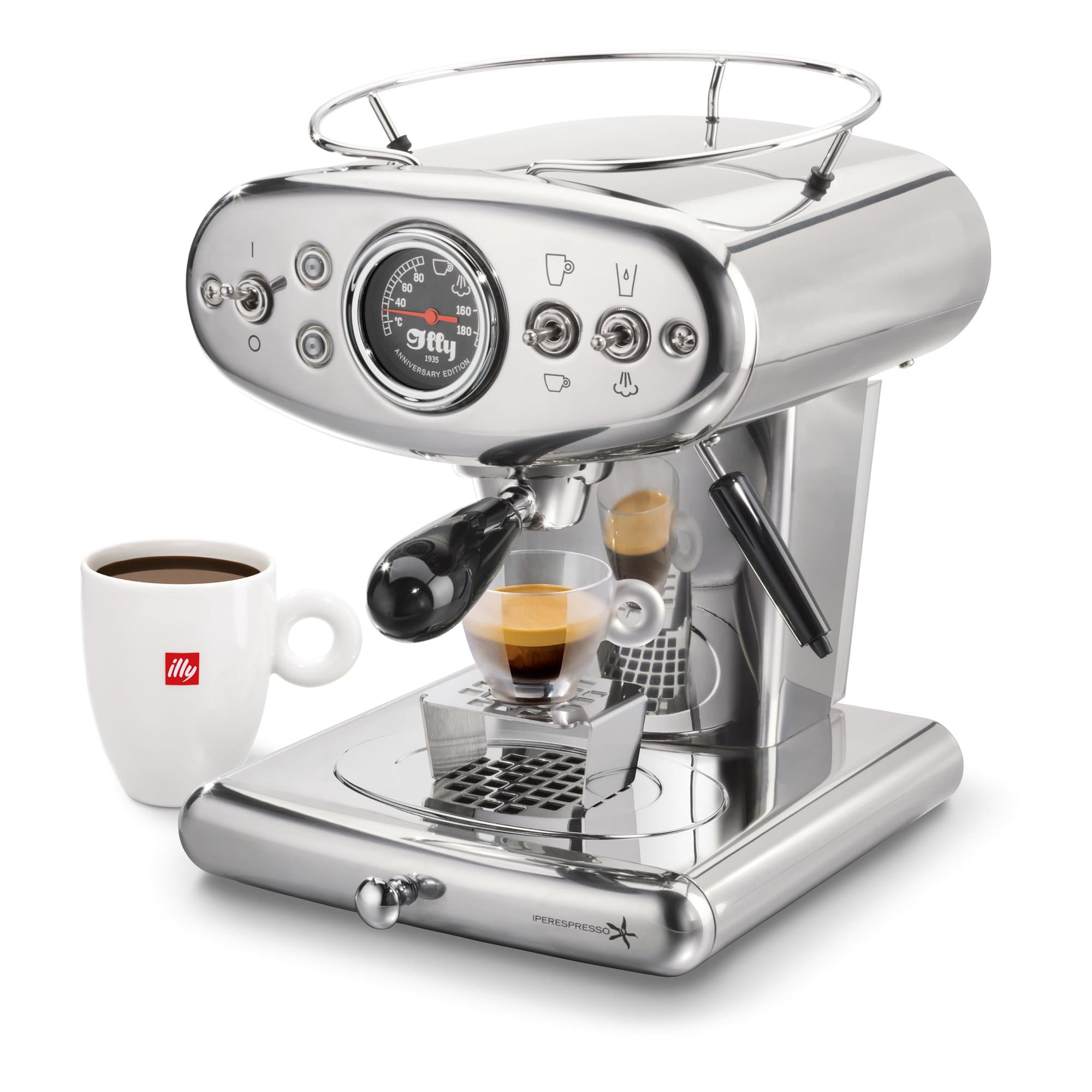 Kavos aparatas illy X1 Anniversary Eco Mode, chrome illy