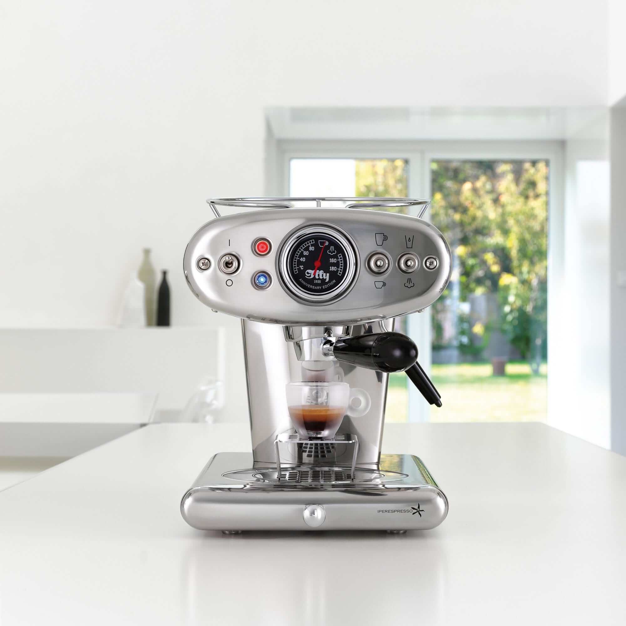 Kavos aparatas illy X1 Anniversary Eco Mode, chrome illy