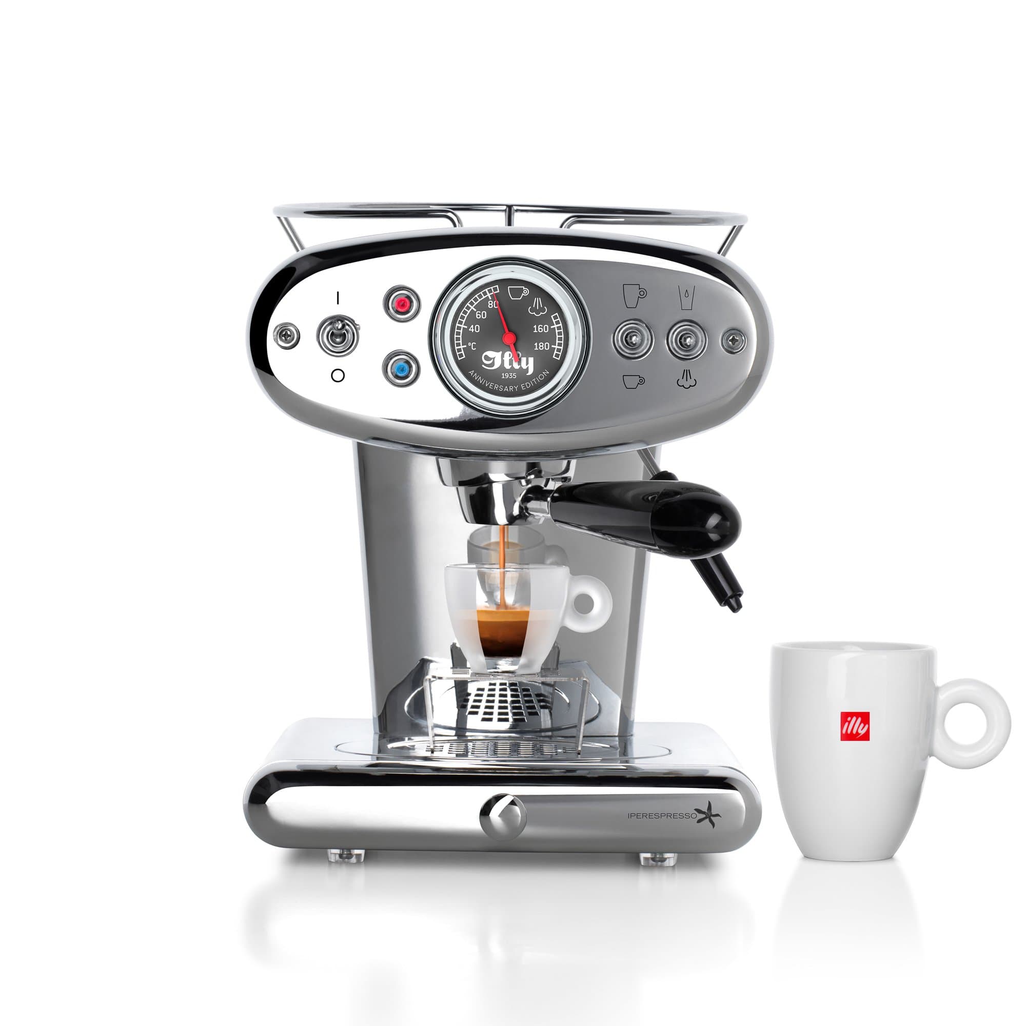 Kavos aparatas illy X1 Anniversary Eco Mode, chrome illy