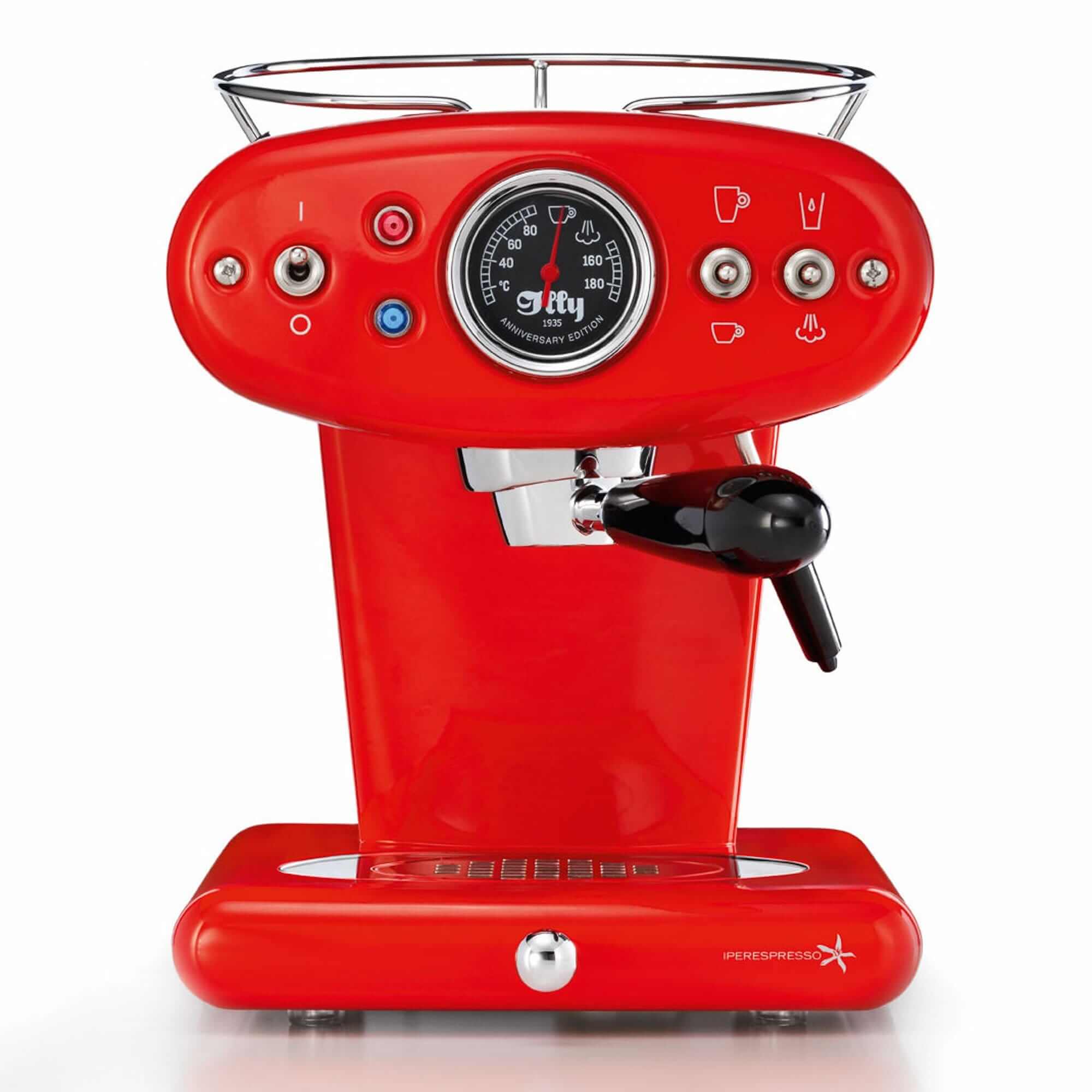 Kavos aparatas illy X1 Anniversary Eco Mode, raudonas illy