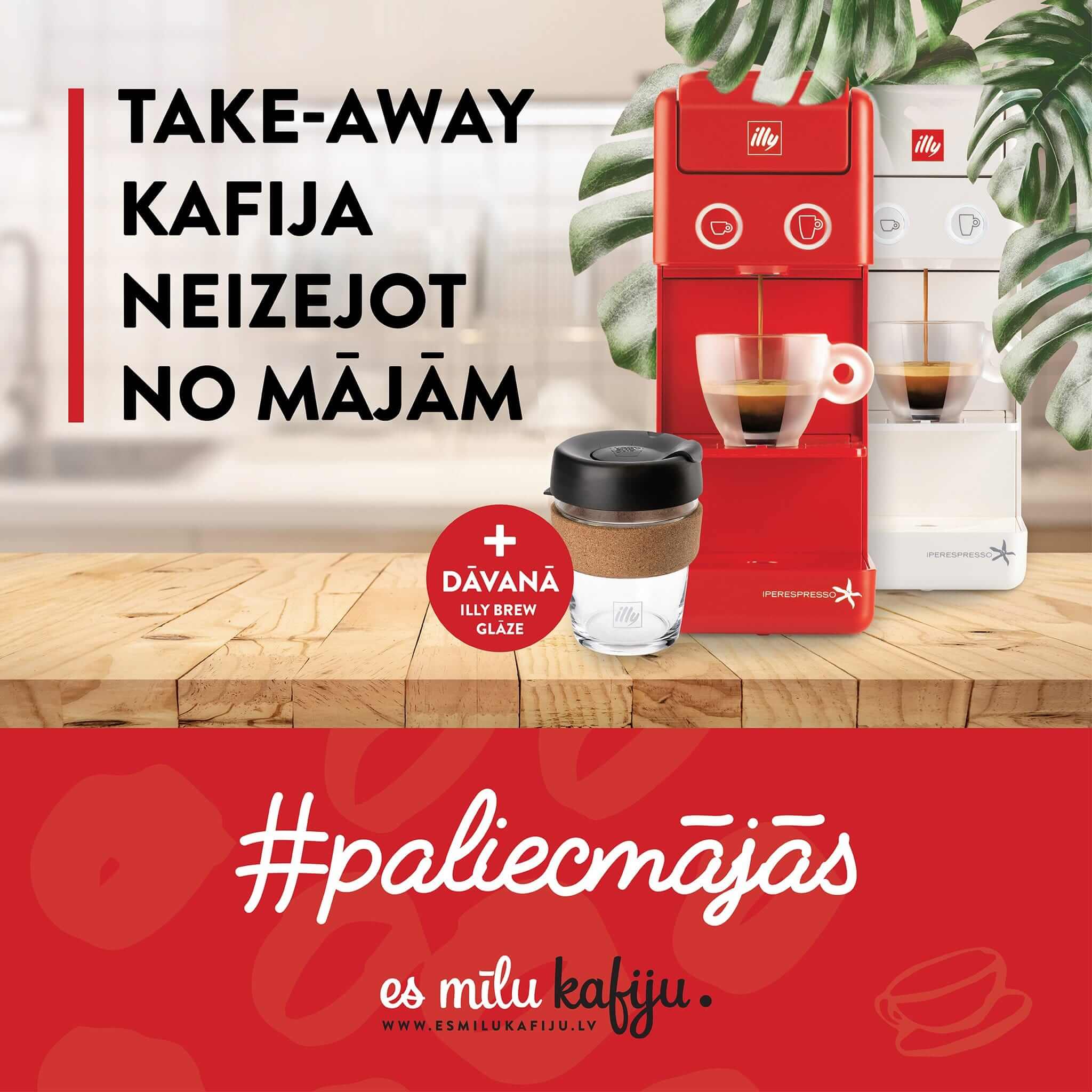 Kavos aparatas illy X1 Anniversary Eco Mode, raudonas illy