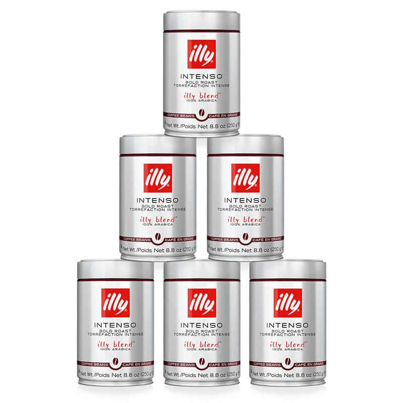 6 vnt Kavos pupelės illy, tams. skr., 250 g illy