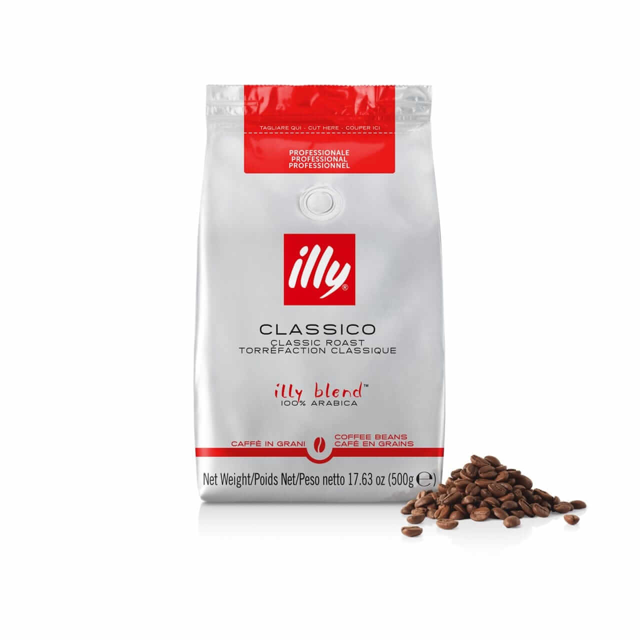 Kavos pupelės illy - Classico, 500 g illy