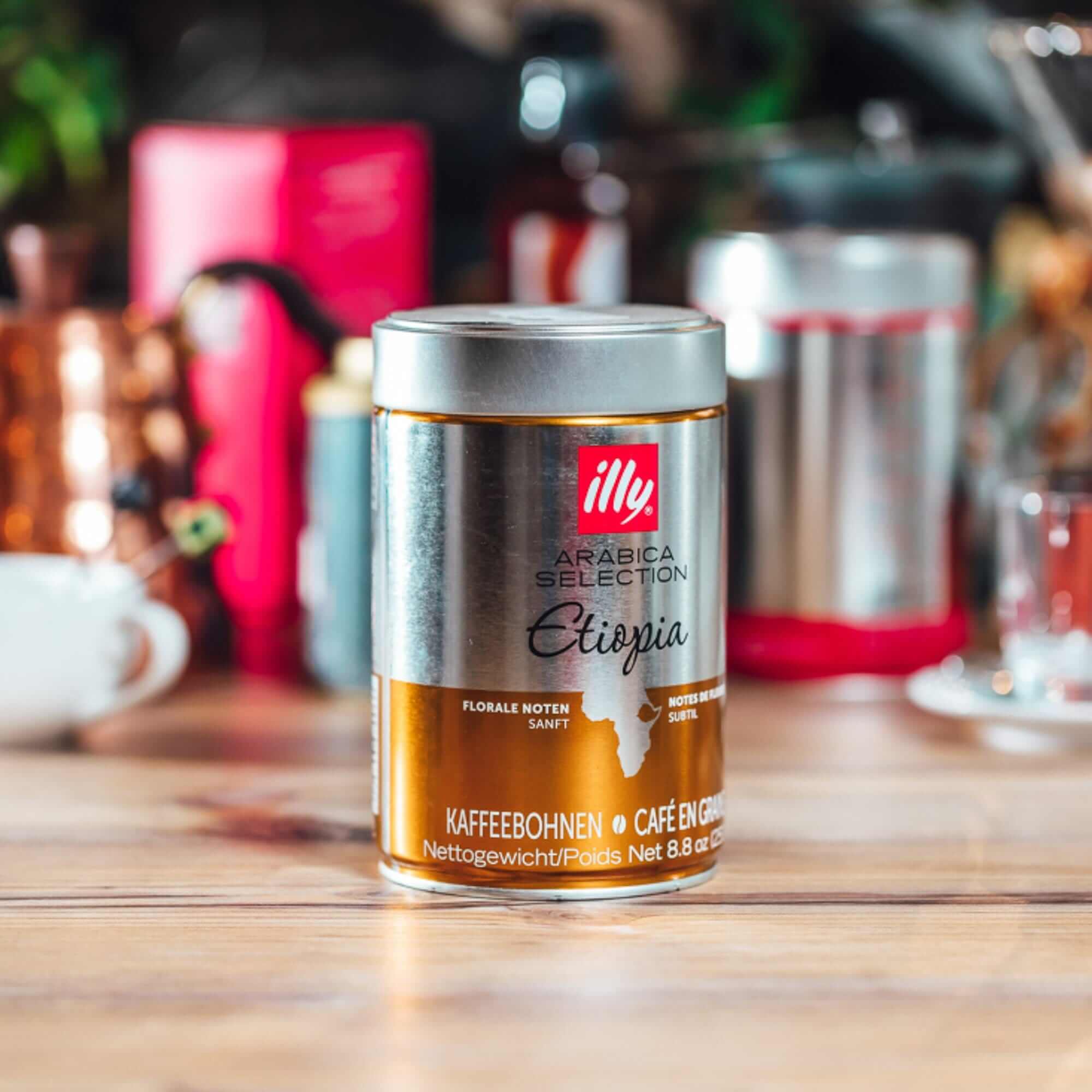 Kavos pupelės illy Arabica Selection Etiopija, 250 g illy