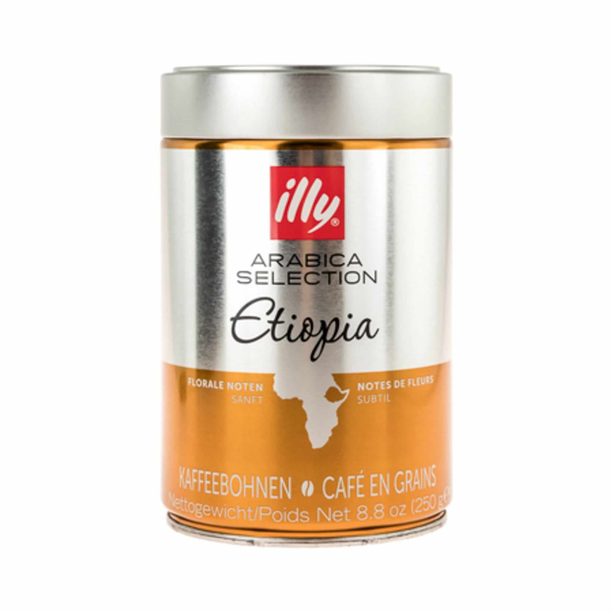 Kavos pupelės illy Arabica Selection Etiopija, 250 g illy