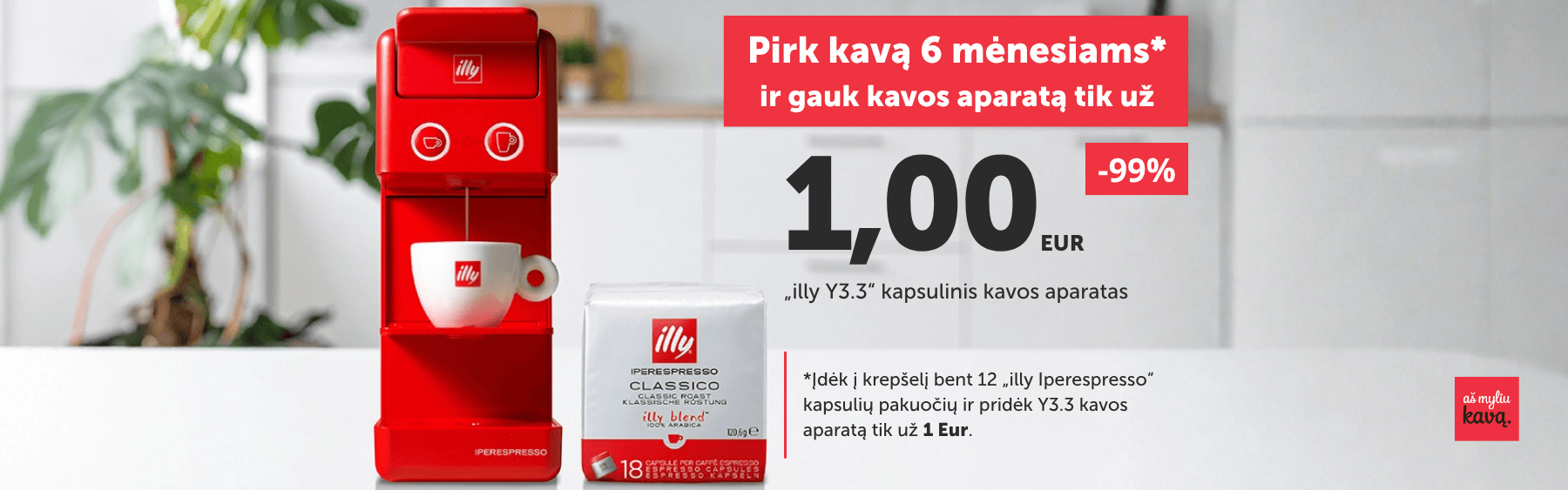 Illy kapsulinis kavos aparatas