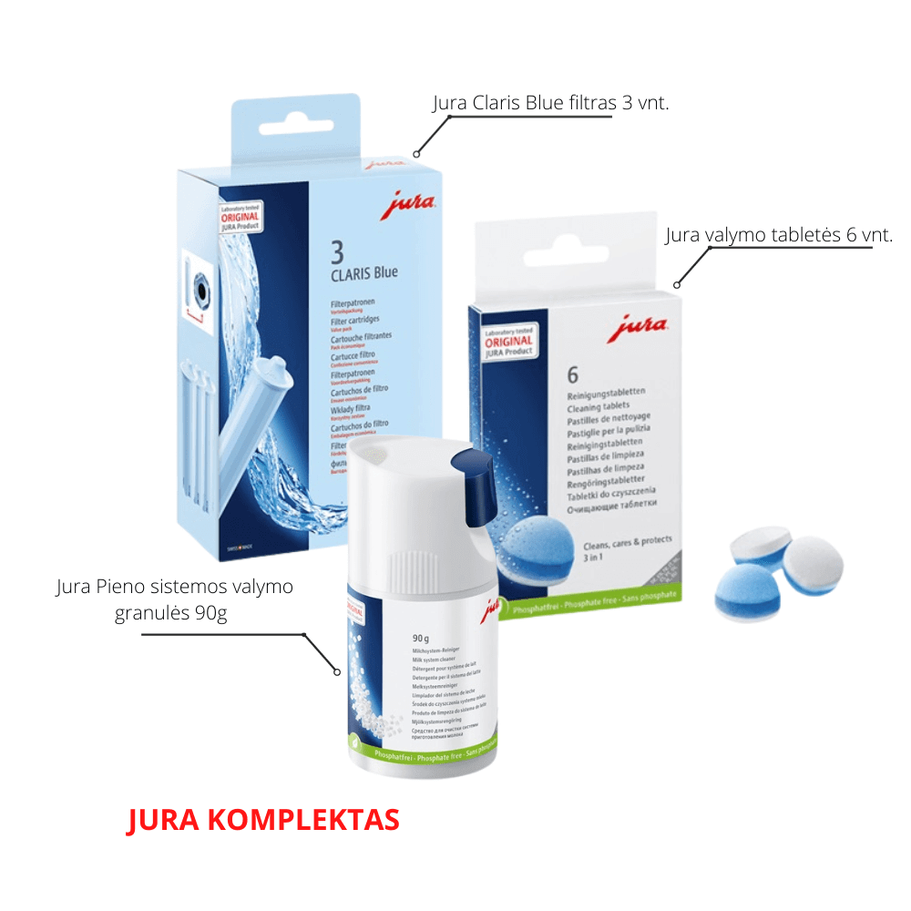 JURA Claris BLUE priežiūros rinkinys Jura