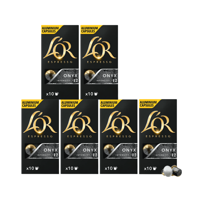 Kavos kapsulės L'or Nespresso Onyx, 10 vnt. L'or