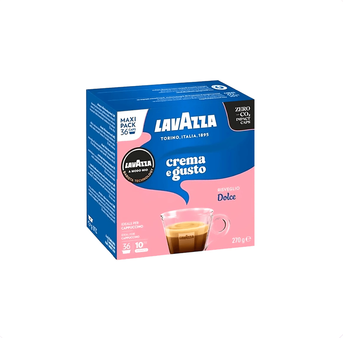 Kavos kapsulės Lavazza Modo Mio Crema e Gusto Dolce, 36 g Lavazza
