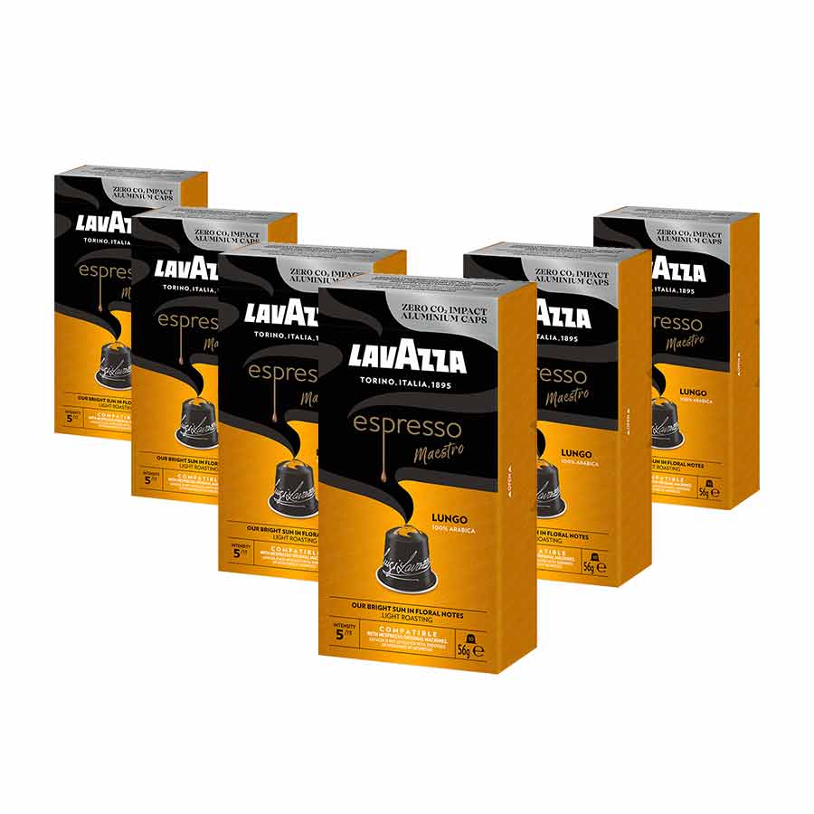 Kavos kapsulės Lavazza Nespresso Lungo, 6 x 10 vnt. Lavazza