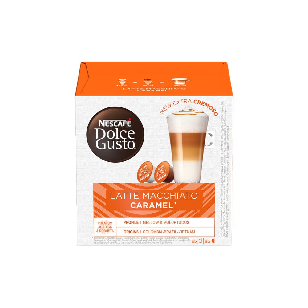 1 iepakojums Kavos kapsulės Nescafe Dolce Gusto Latte Macchiato Caramel, 16 vnt. Nescafe