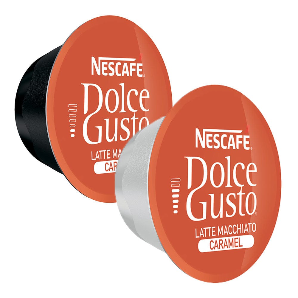 Kavos kapsulės Nescafe Dolce Gusto Latte Macchiato Caramel, 16 vnt. Nescafe