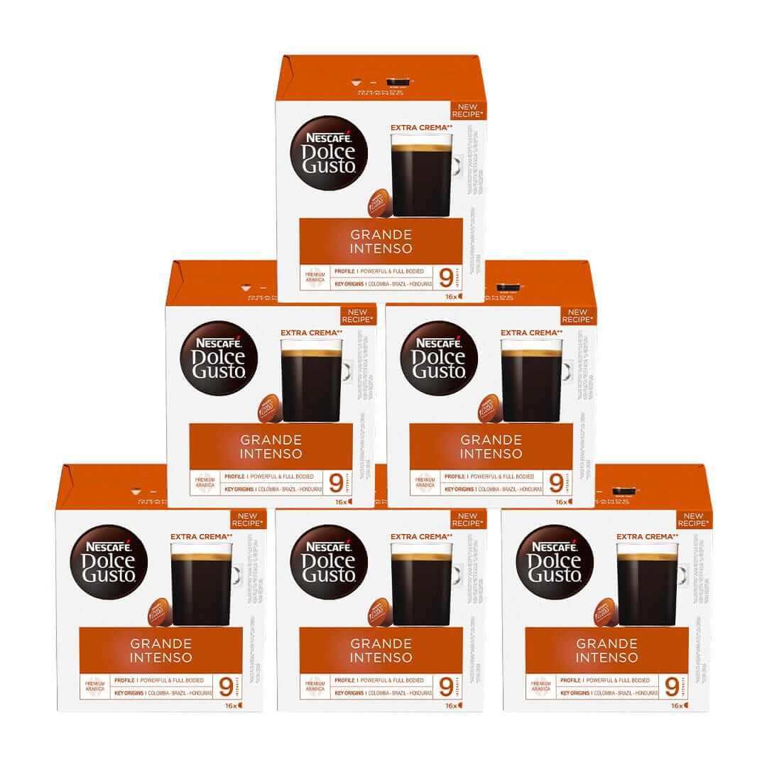 Kavos kapsulės Nescafe Dolce Gusto - Grande Intenso, 6 x 16 vnt. Nescafe