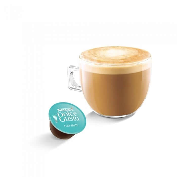 Kavos kapsulės Nescafe Dolce Gusto kavos - Flat White, 16 vnt. Nescafe