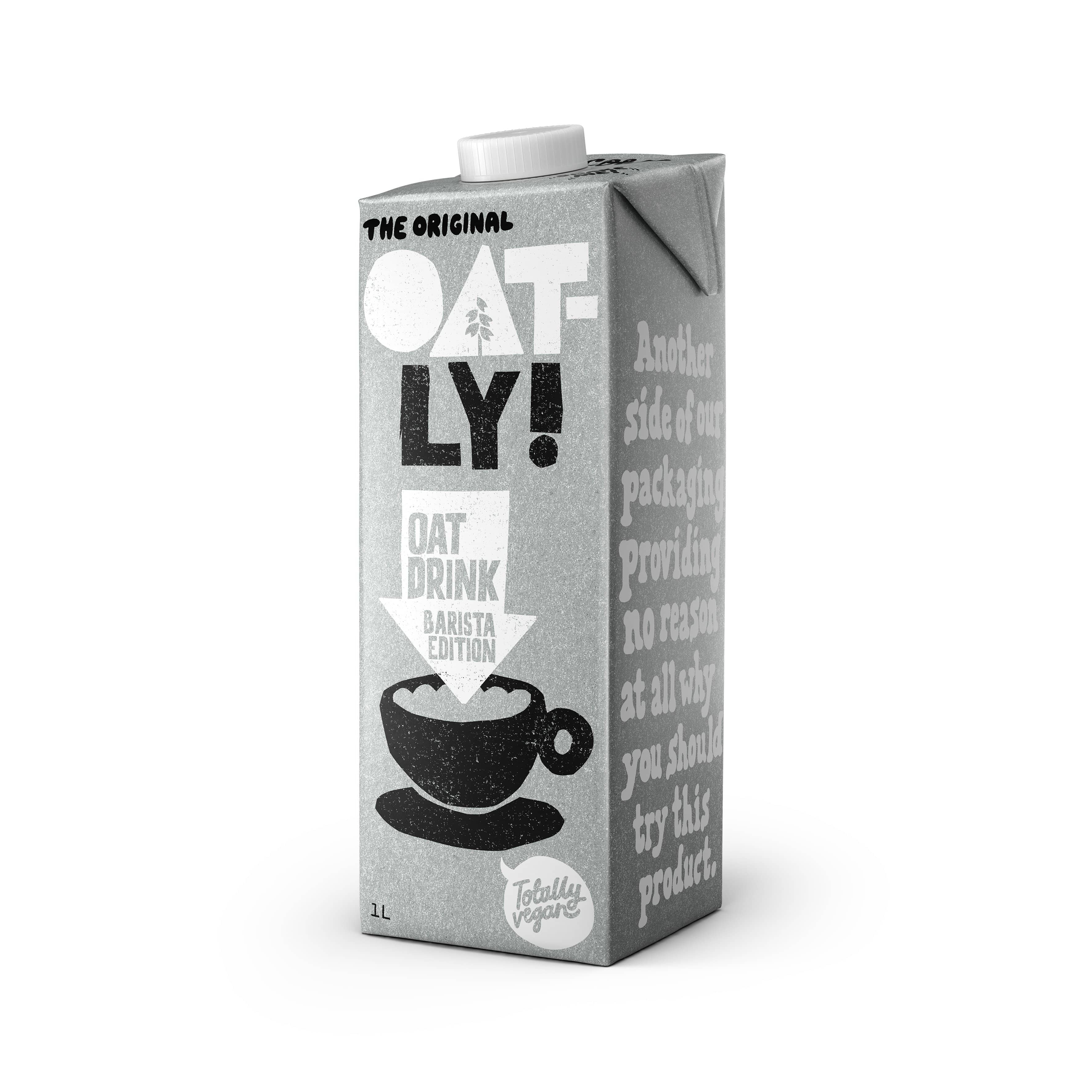 Avižų gėrimas Oatly Barista 1 L, Aš Myliu Kavą