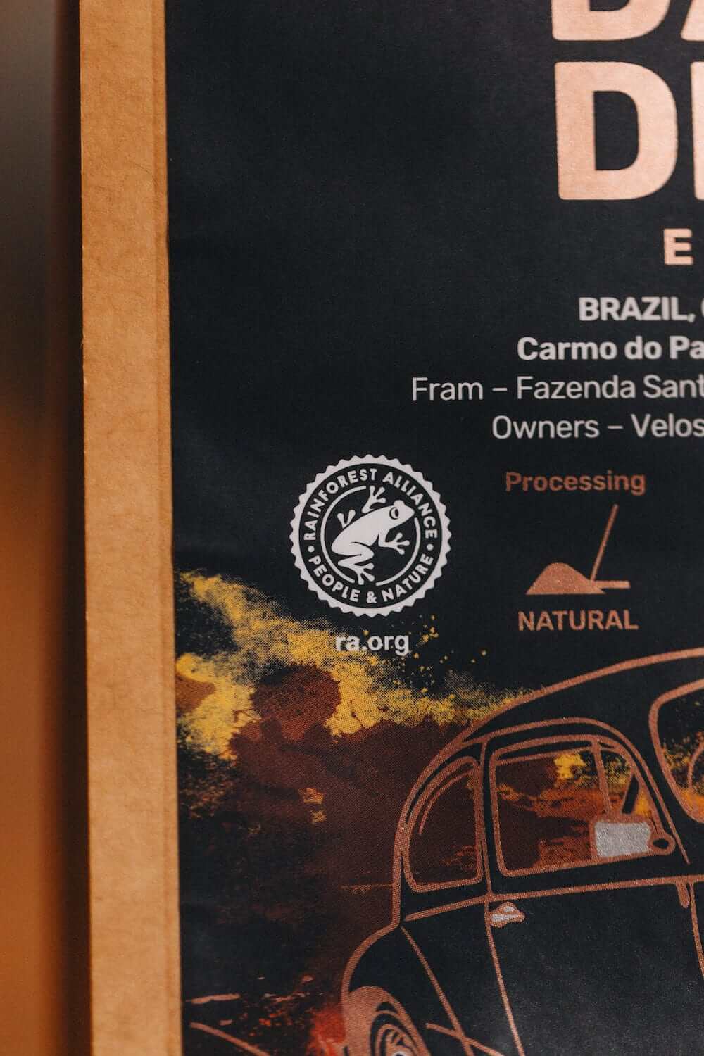 Kavos pupelės RBR Daily Drive, Brazilija Cerrado, RFA, 200g Rocket Bean Roastery