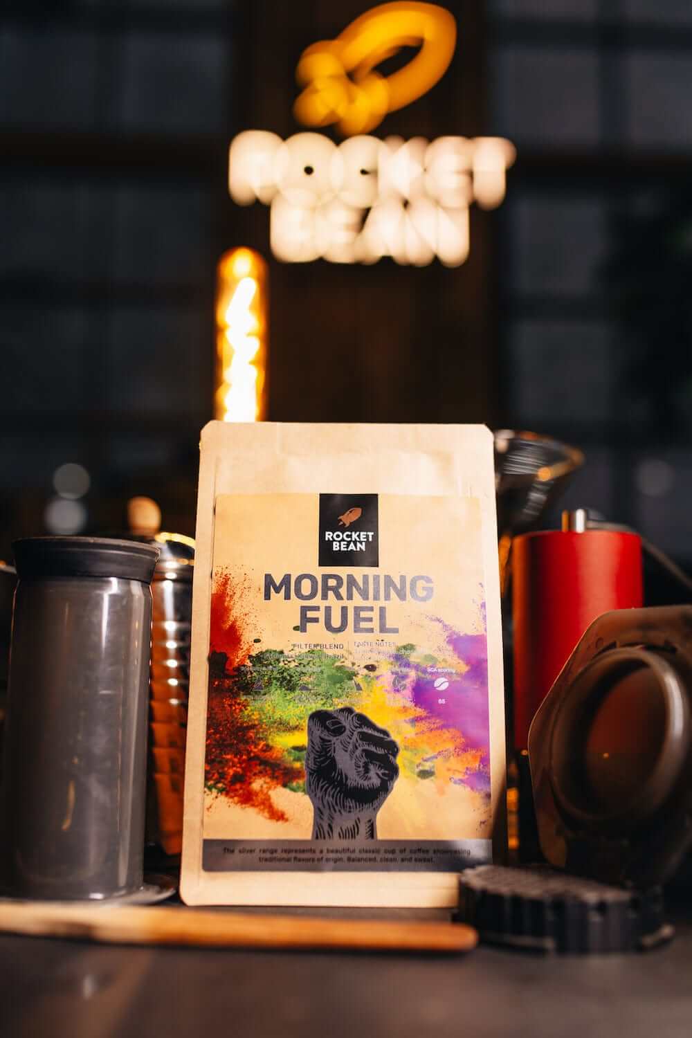 Kavos pupelės RBR Morning Fuel, Filter Blend, 200g Rocket Bean Roastery