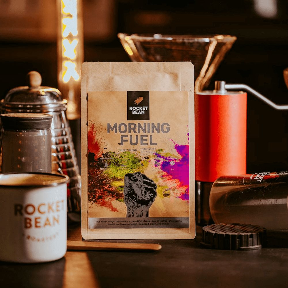 Kavos pupelės RBR Morning Fuel, Filter Blend, 200g Rocket Bean Roastery