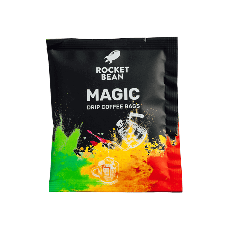 1 pakelis RBR lašelinis kavos maišelis Magic, malta kava, 14 g Rocket Bean Roastery