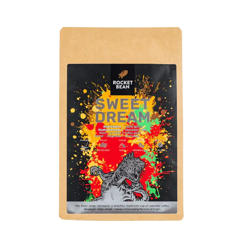 Kavos pupelės Rocket Bean Sweet Dream, Gvatemala, plautos, 200 g Rocket Bean Roastery