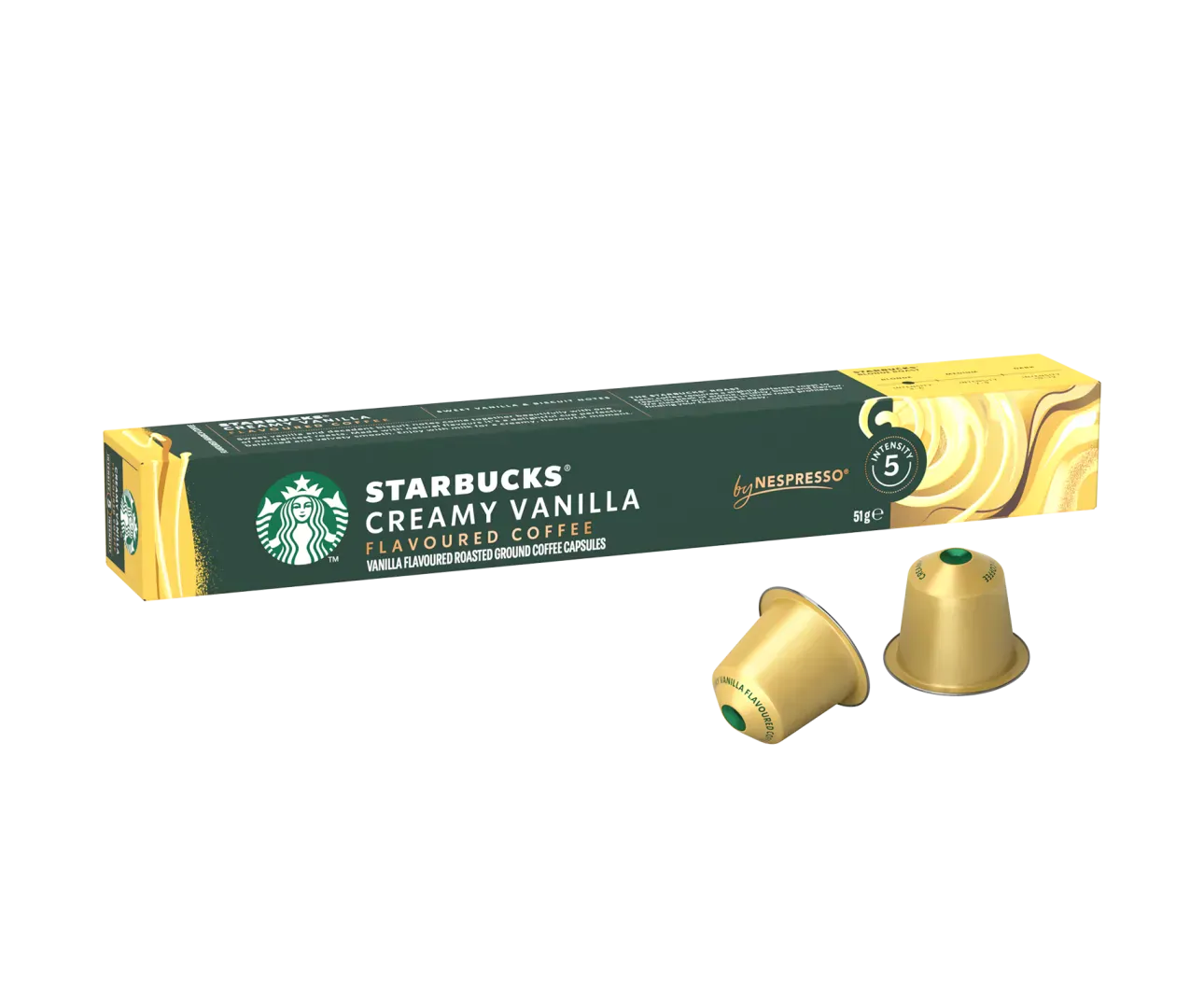 Kavos kapsulės Starbucks Nespresso Creamy Vanilla, 10 vnt. Starbucks