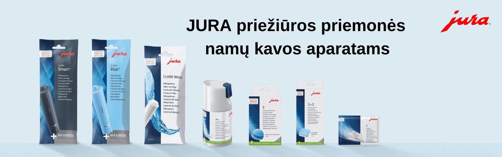 Jura priežiūros priemonės namų aparatams