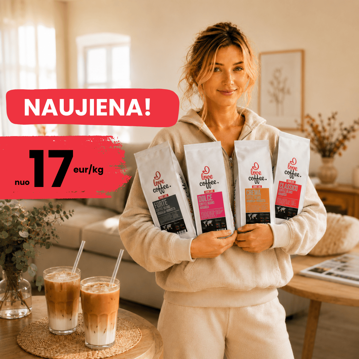 Kavos pupelės I Love Coffee Home Line