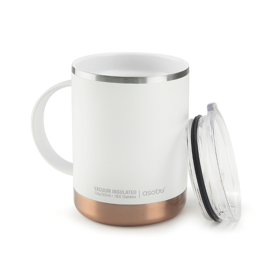 Asobu Indai Balta Termo puodelis Asobu Ultimate 360 ml, baltas