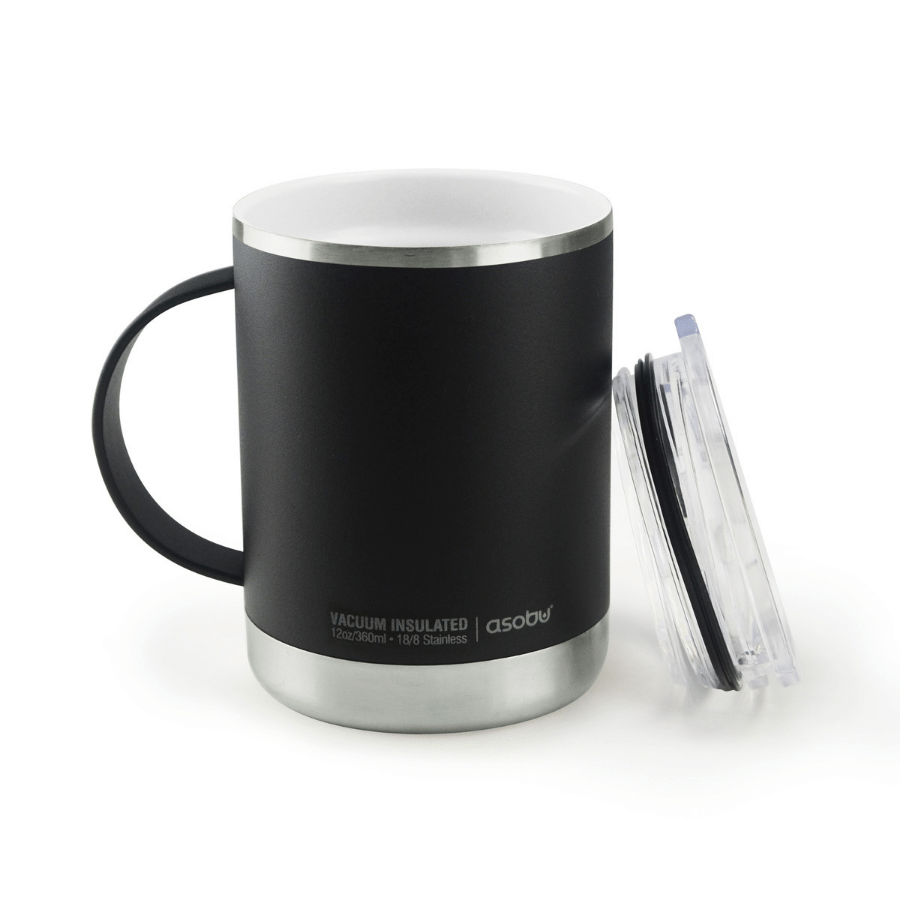 Asobu Indai Melna Termo puodelis Asobu Ultimate 360 ml, juodas