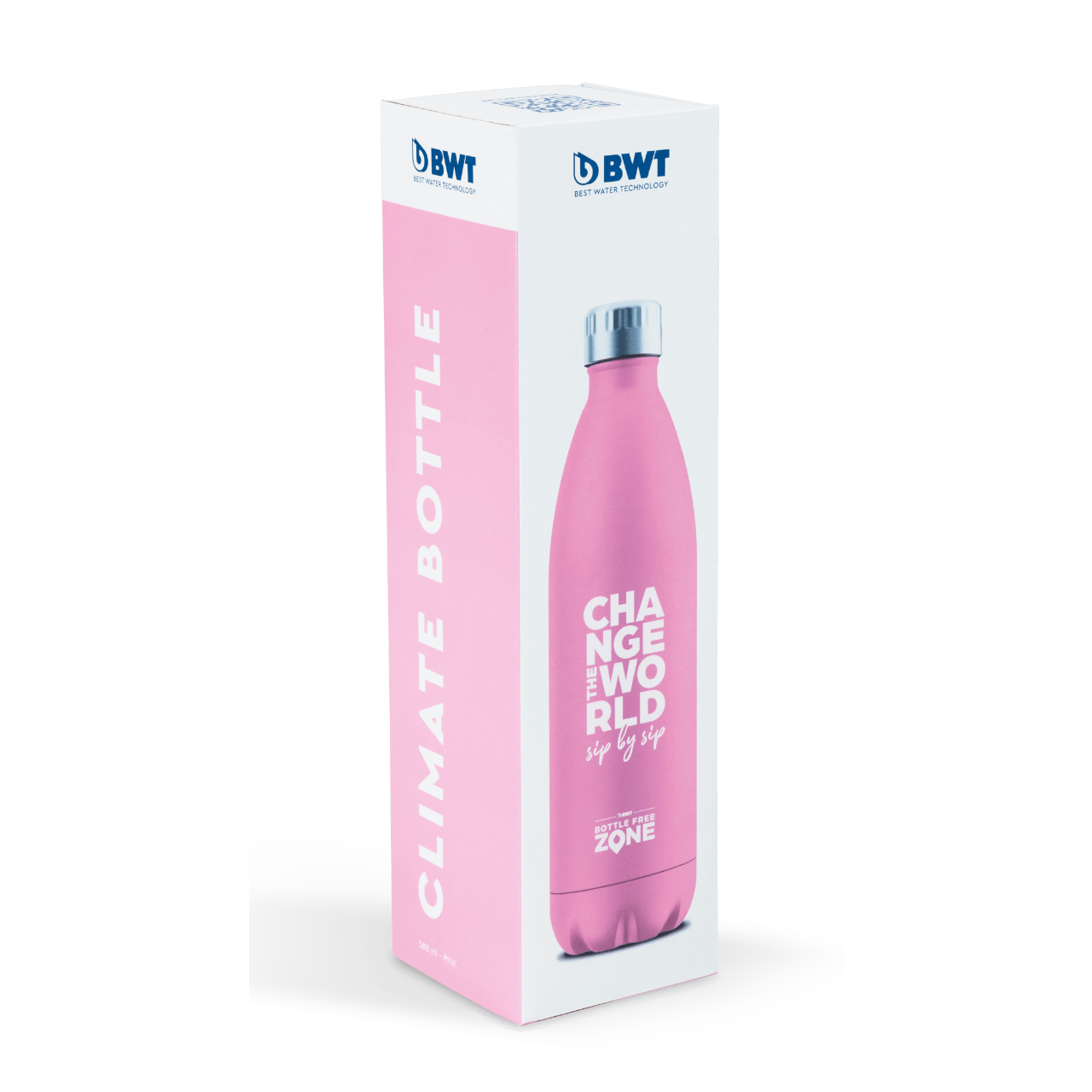 Asobu Indai Termosas BWT Climate Bottle, 500 ml, rožinės spalvos