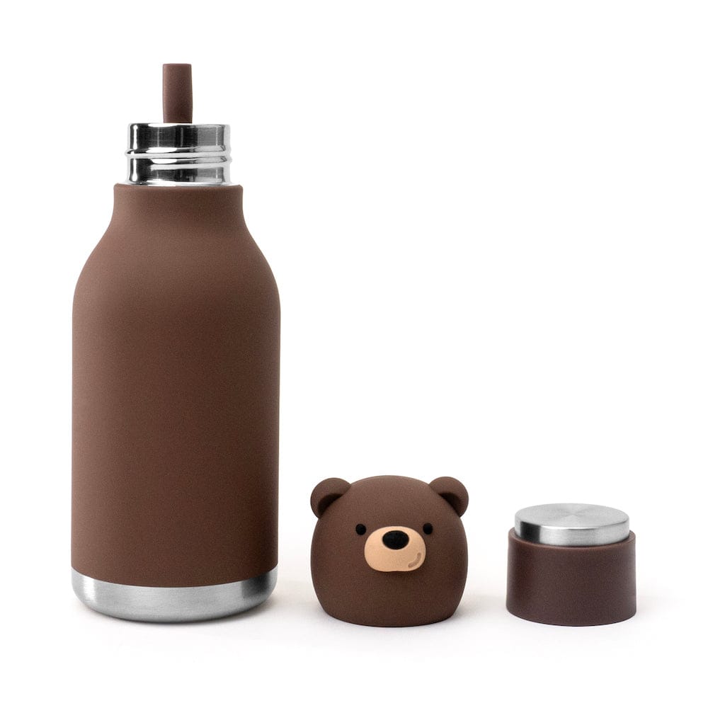 ASOBU termogertuvė vaikams „Bestie“, 460 ml, SBV44 BROWN BEAR Asobu