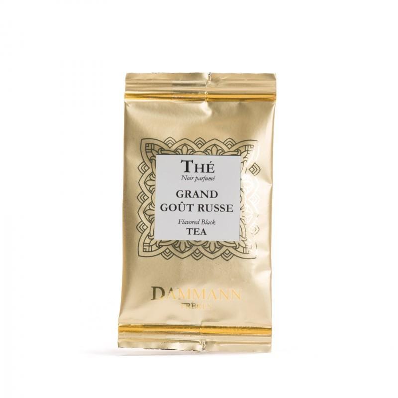 Dammann Arbata maišeliuose Arbata šilkiniuose maišeliuose HoReCa Grand Gout Russe, juodoji arbata, 24 vnt.