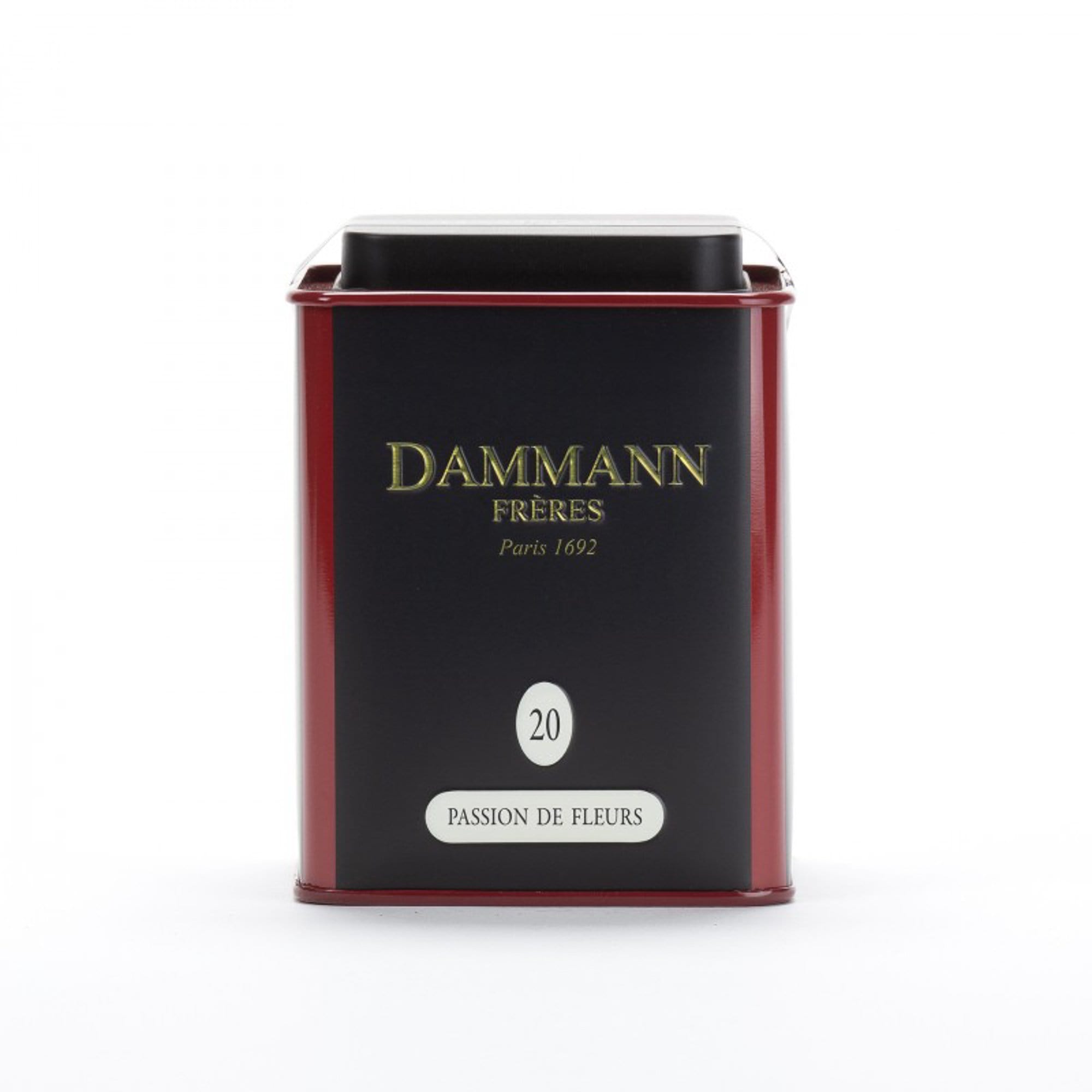Dammann Biri arbata Biri arbata Home, balta, Passion de Fleurs-20, 60 g
