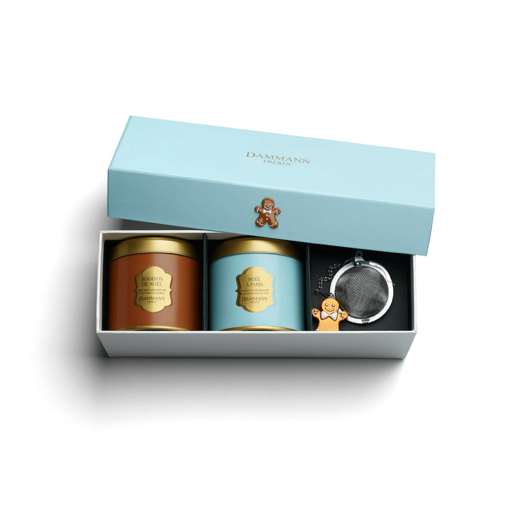 DAMMANN birios arbatos rinkinys su arbatos sieteliu  Noël Givré selekcija 2 x 40g Dammann