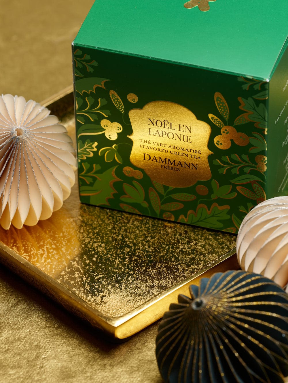 DAMMANN arbata maišeliuose Noël en Laponie, žalioji arbata 25 vnt., kalėdinė Dammann