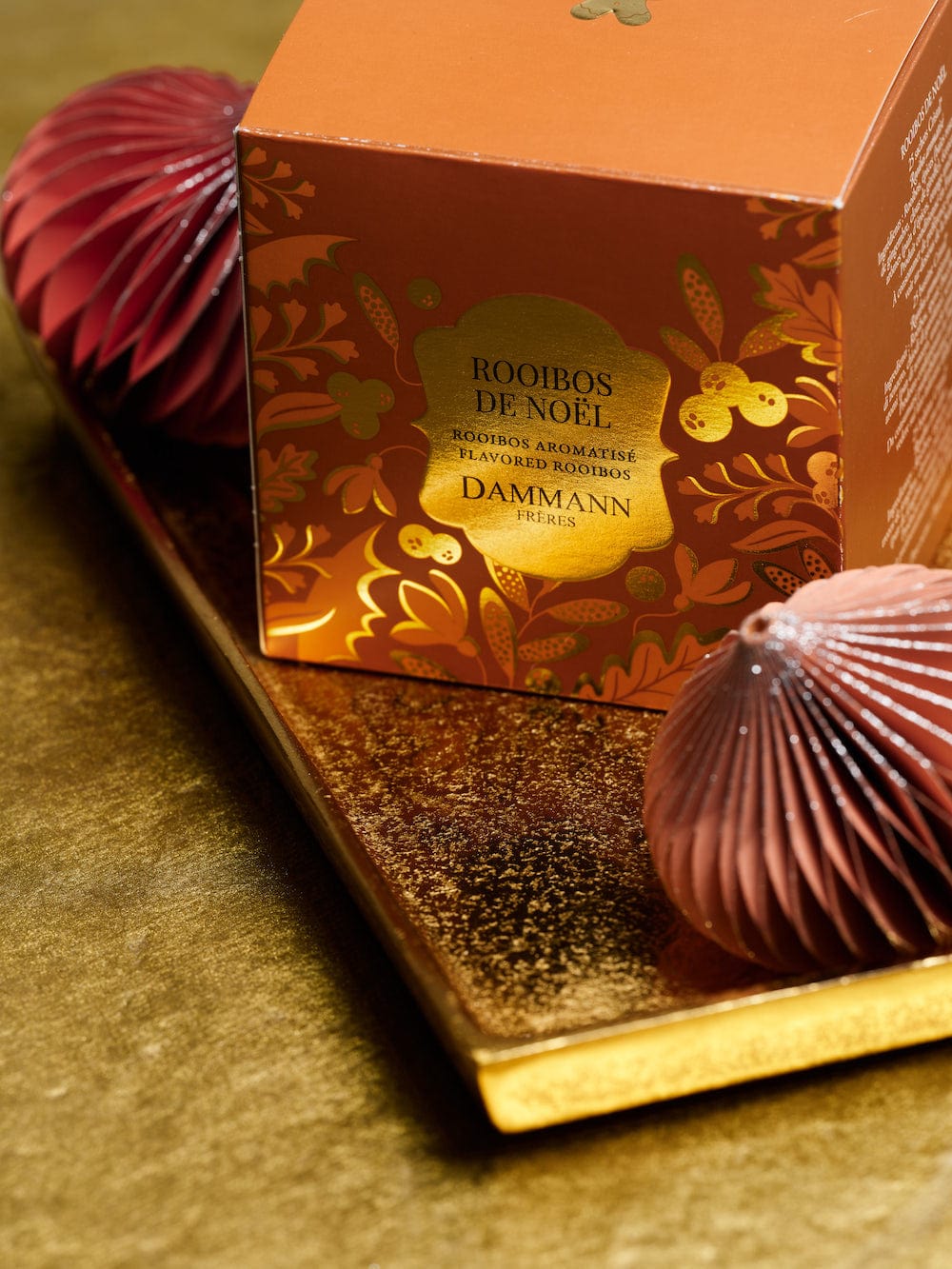 HOME arbata šilkiniuose maišeliuose Rooibos de Noël 25 vnt., kalėdinė Dammann