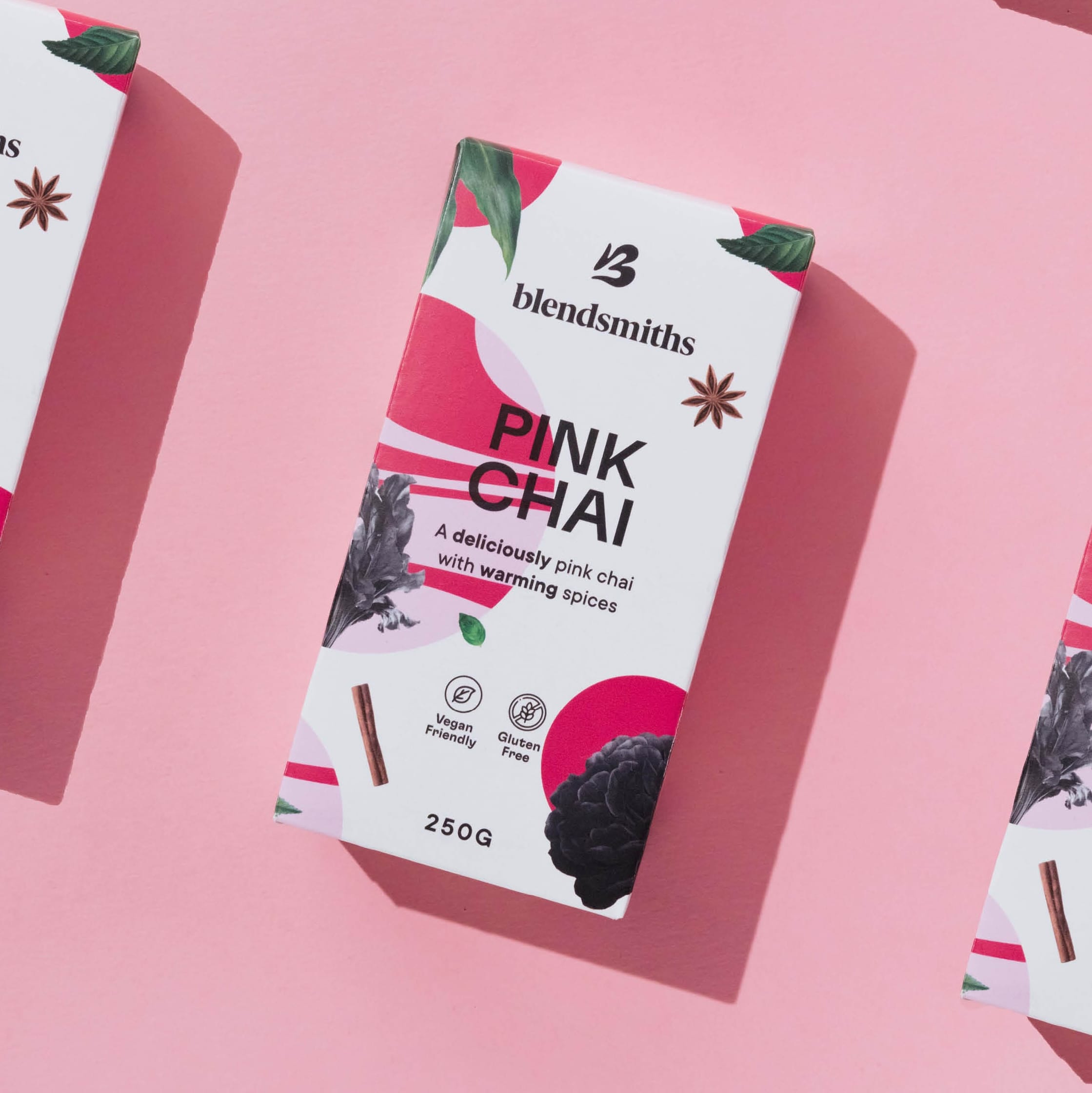 BLENDSMITHS gėrimo mišinys Pink Chai, 250 g Fonte