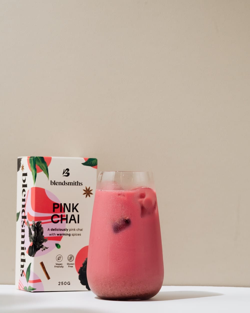 BLENDSMITHS gėrimo mišinys Pink Chai, 250 g Fonte