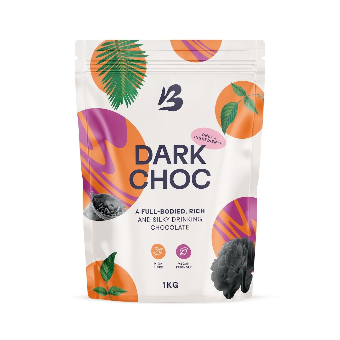 BLENDSMITHS kakavos milteliai Dark Chocolate, 1 kg Fonte